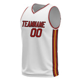 Custom White Basketball Jersey Design Your Own Mesh Athletic Performance Shirts